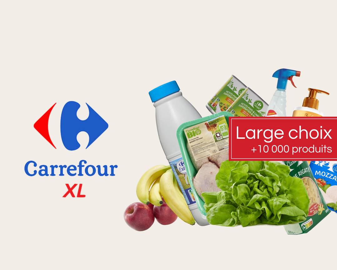 Carrefour XL - Market Villeurbanne Menu Delivery Online, Villeurbanne【Menu  & Prices】