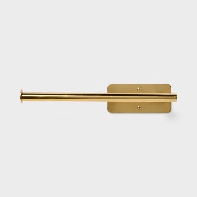 Brightroom Adhesive Under Cabinet Paper Towel Holder, Champagne