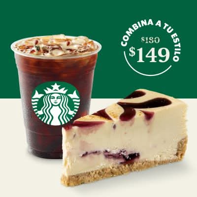 Pastel con Café del Día