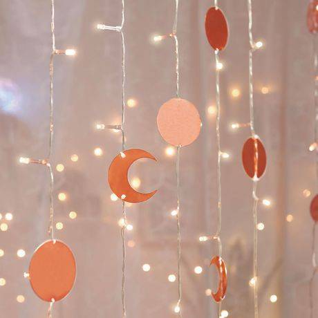 Merkury Innovations Merkury Metallic Celestial Curtain Lights