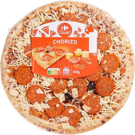Carrefour Classic' - Pizza ( chorizo)