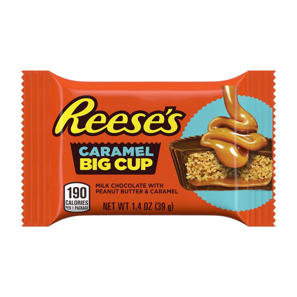 Reese's Big Cup Milk Chocolate (peanut butter-caramel)