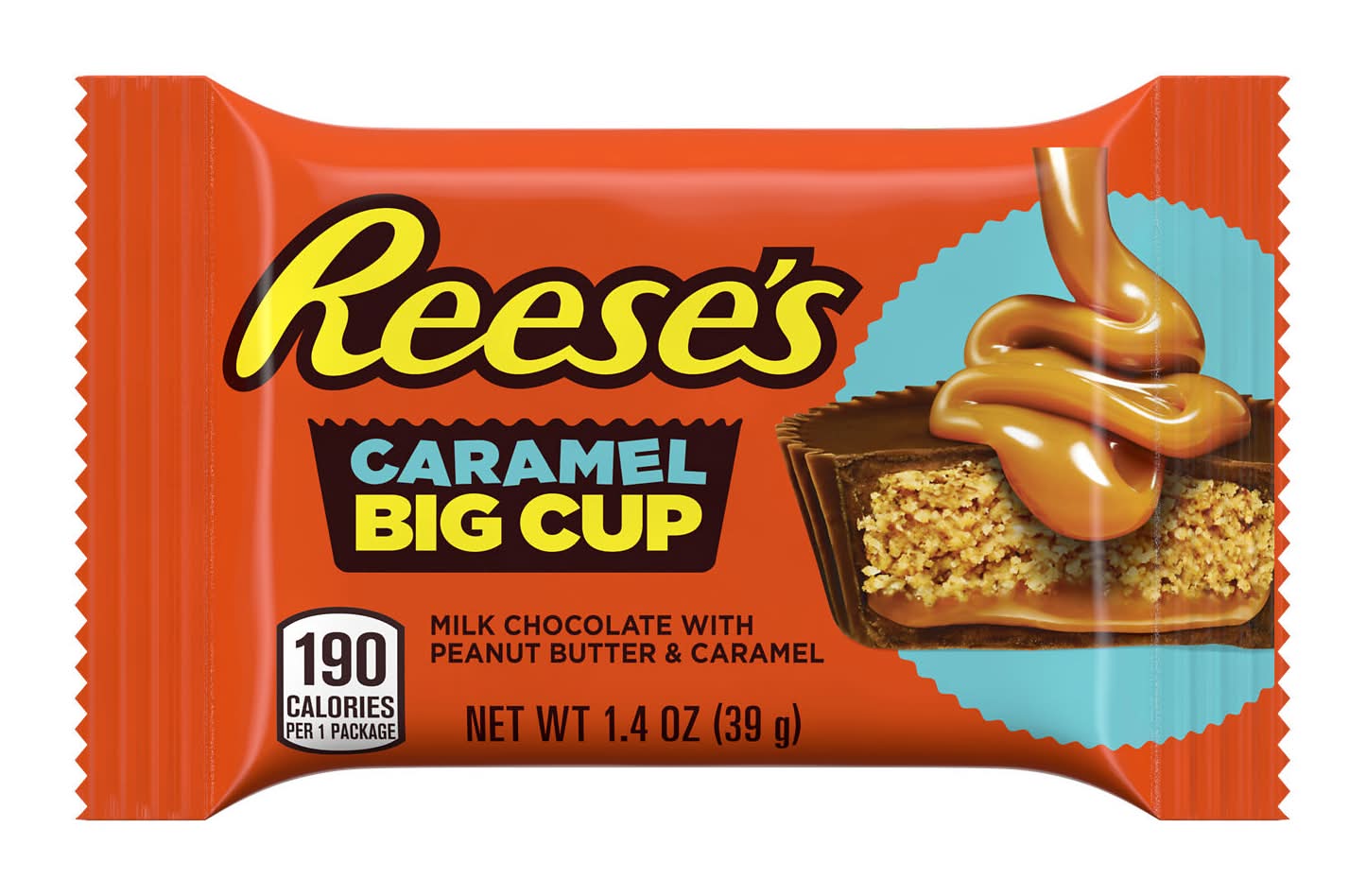 Reese's Big Cup Milk Chocolate Bar, Peanut Butter & Caramel (1.4 oz)