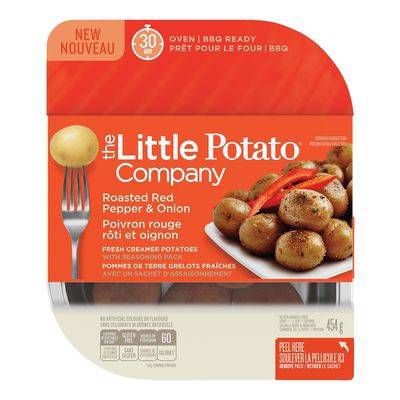 The Little Potato Company · Pommes de terre grelots à saveur de poivron rouge rôti et d'oignon (454 g) - Roasted red pepper & onion fresh creamer potatoes (454 g)