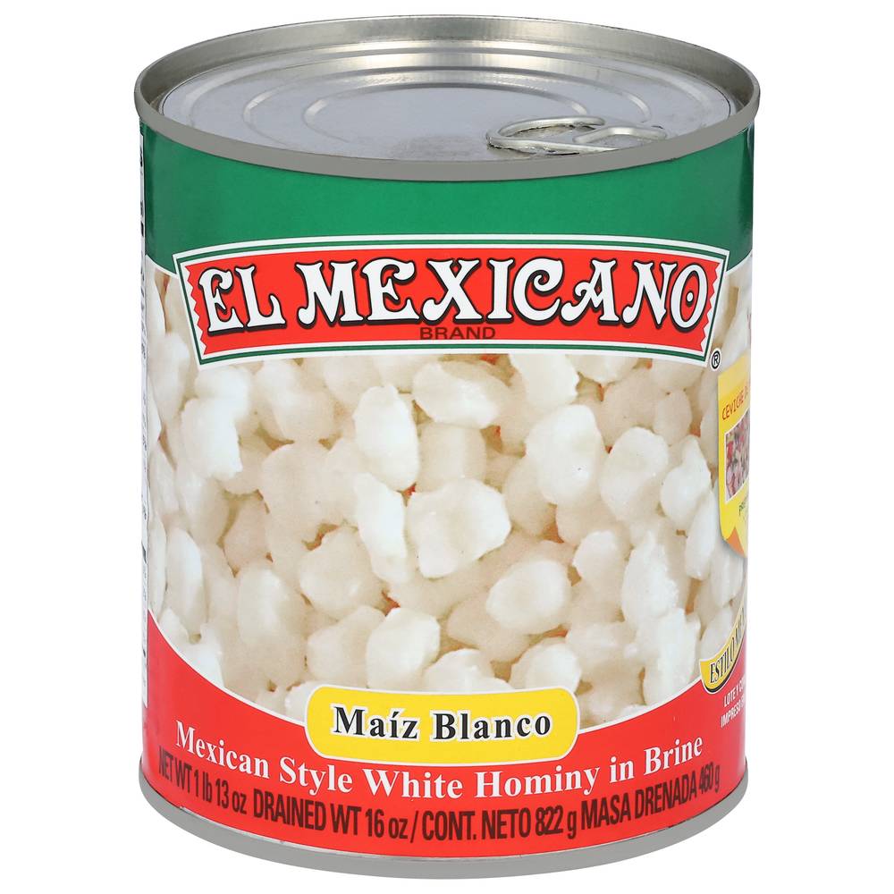 El Mexicano Maiz Blanco White Hominy (1.81 lbs)