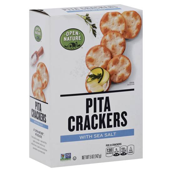 Open Nature Pita Crackers With Sea Salt (5 oz)