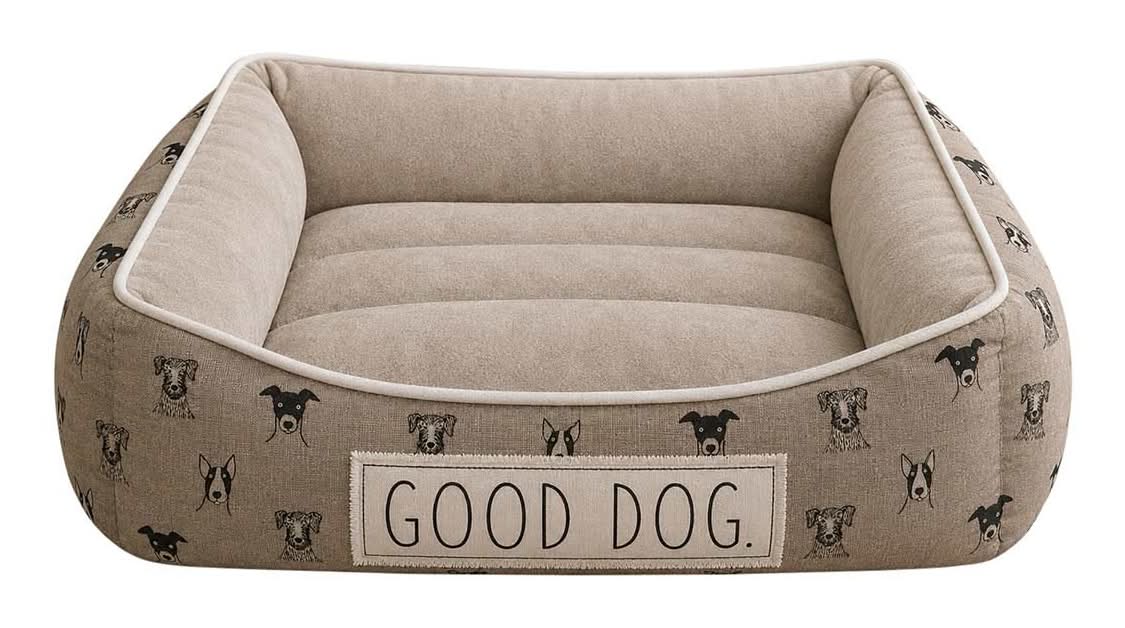 Good Dog Bolster Pet Bed, Medium