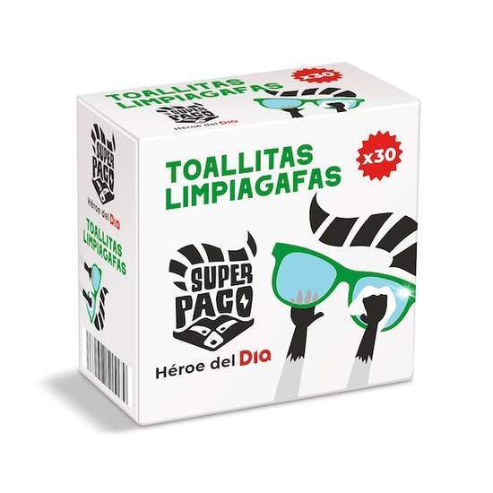 Toallitas limpiagafas Super Paco caja 30 unidades)