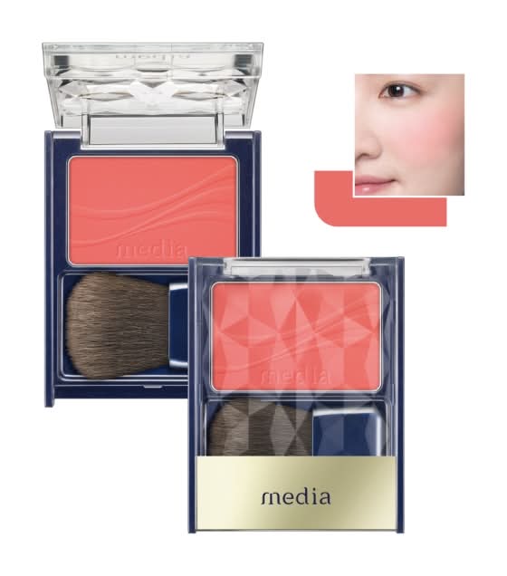 媚點 優雅柔光頰彩RD-03 (紅色系) 2.8g