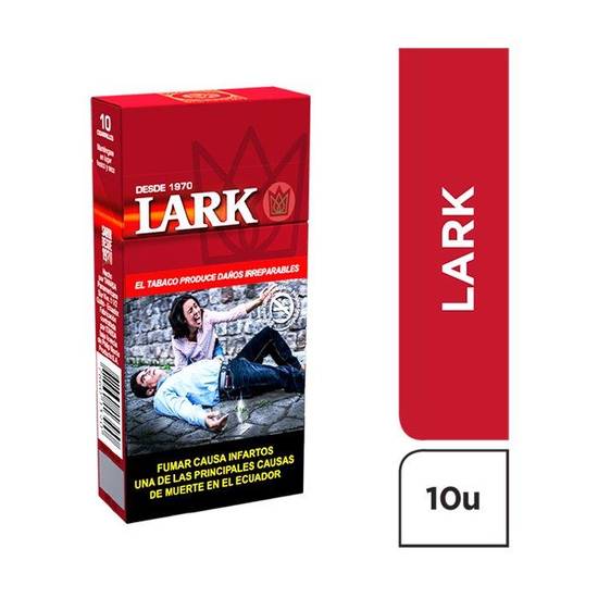 Lark Cigarrillo Rojo Cajetilla X 10 Uni