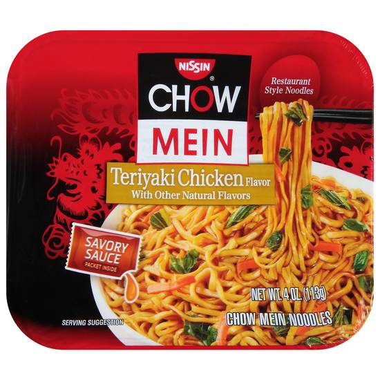 Nissin Teriyaki Chicken Chow Mein Noodles