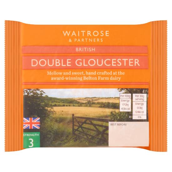 Waitrose Belton Double Gloucester Cheese
