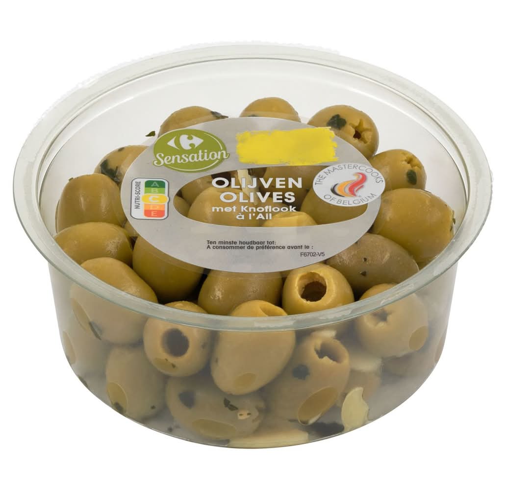 Carrefour Sensation Olives à l''Ail 150 g