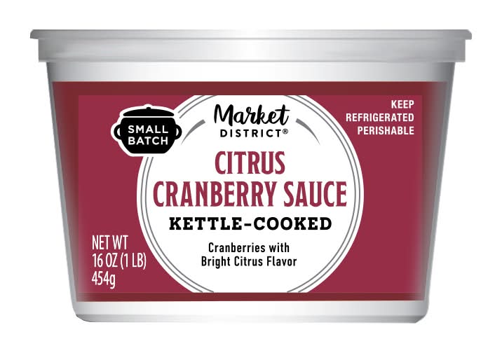 Market District Citrus Cranberry Sauce, Kettle Cooked