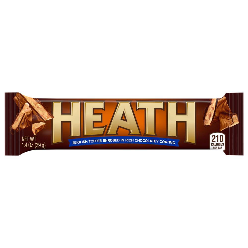 Heath English Toffee Bar, Milk Chocolate 1.4 Oz