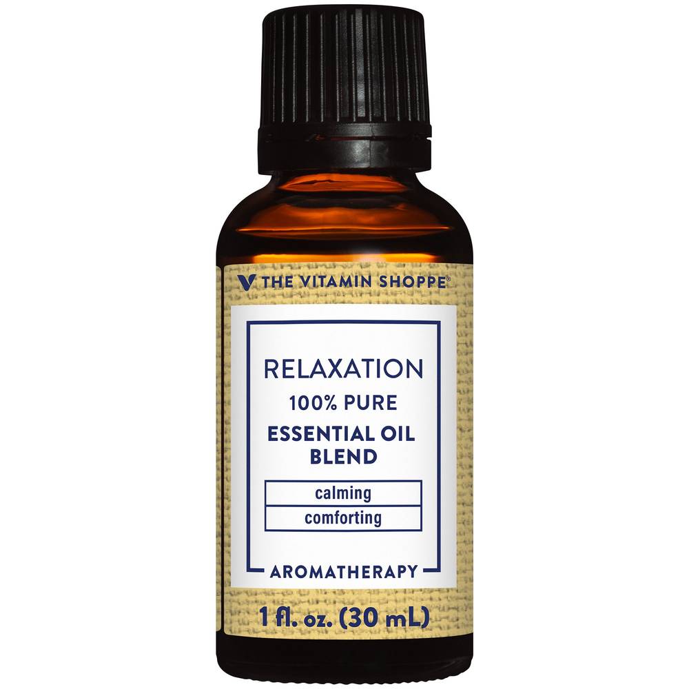 The Vitamin Shoppe 100 % Pure Essential Oil Blend Aromatherapy, Relaxation (1 fl oz)