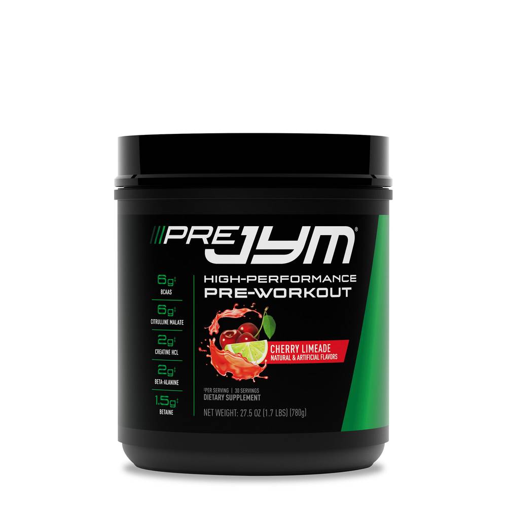 JYM Supplement Science High Performance Pre-Workout Dietary Supplement Powder, Cherry Limeade (27.5 oz)