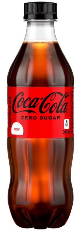 Coca-Cola Zero Sugar Calorie Free Cola Soda (500 ml)