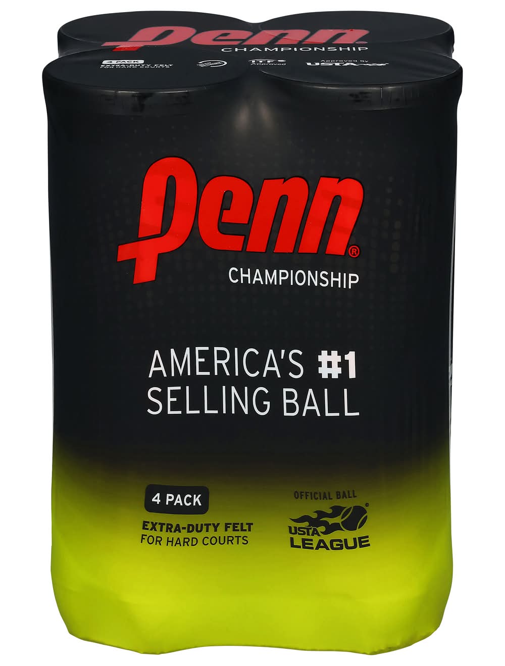 Penn Championship Extra Duty Tennis Balls (4 ct)