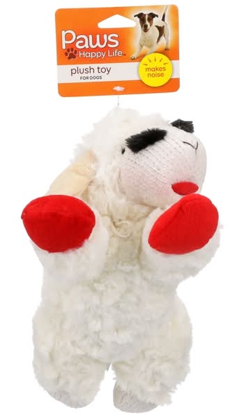 Paws Happy Life Lamb Chop Plush Toy For Dogs