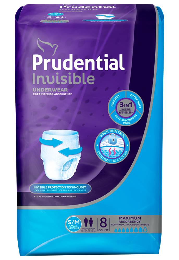 Prudential ROPA INT INVISIBLE S/M *18