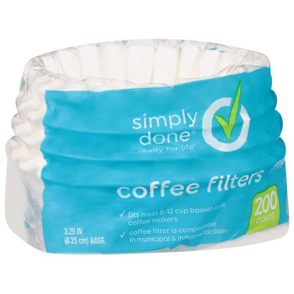 Simply Done 8-12Cup Coffee Filters