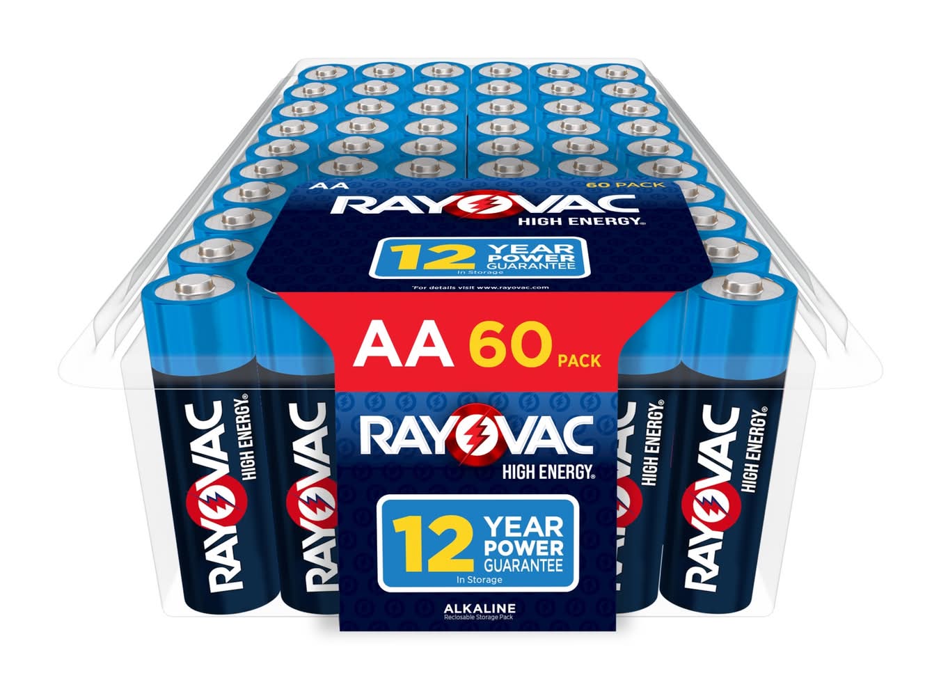 Rayovac High Energy Alkaline AA Batteries ( 60 -Pack)