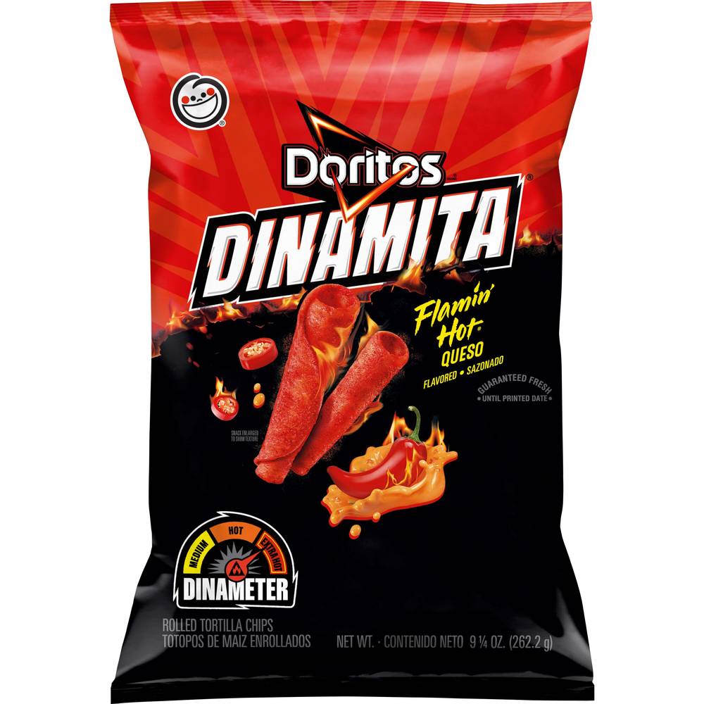 Doritos Dinamita Flamin Hot Rolled Tortilla Chips (queso)