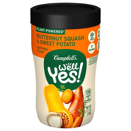Campbell's Well Yes! Butternut Squash & Sweet Potato Sipping Soup