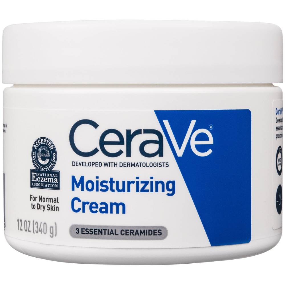 CeraVe Moisturizing Cream Lotion, Body and Face Moisturizer, 12 OZ