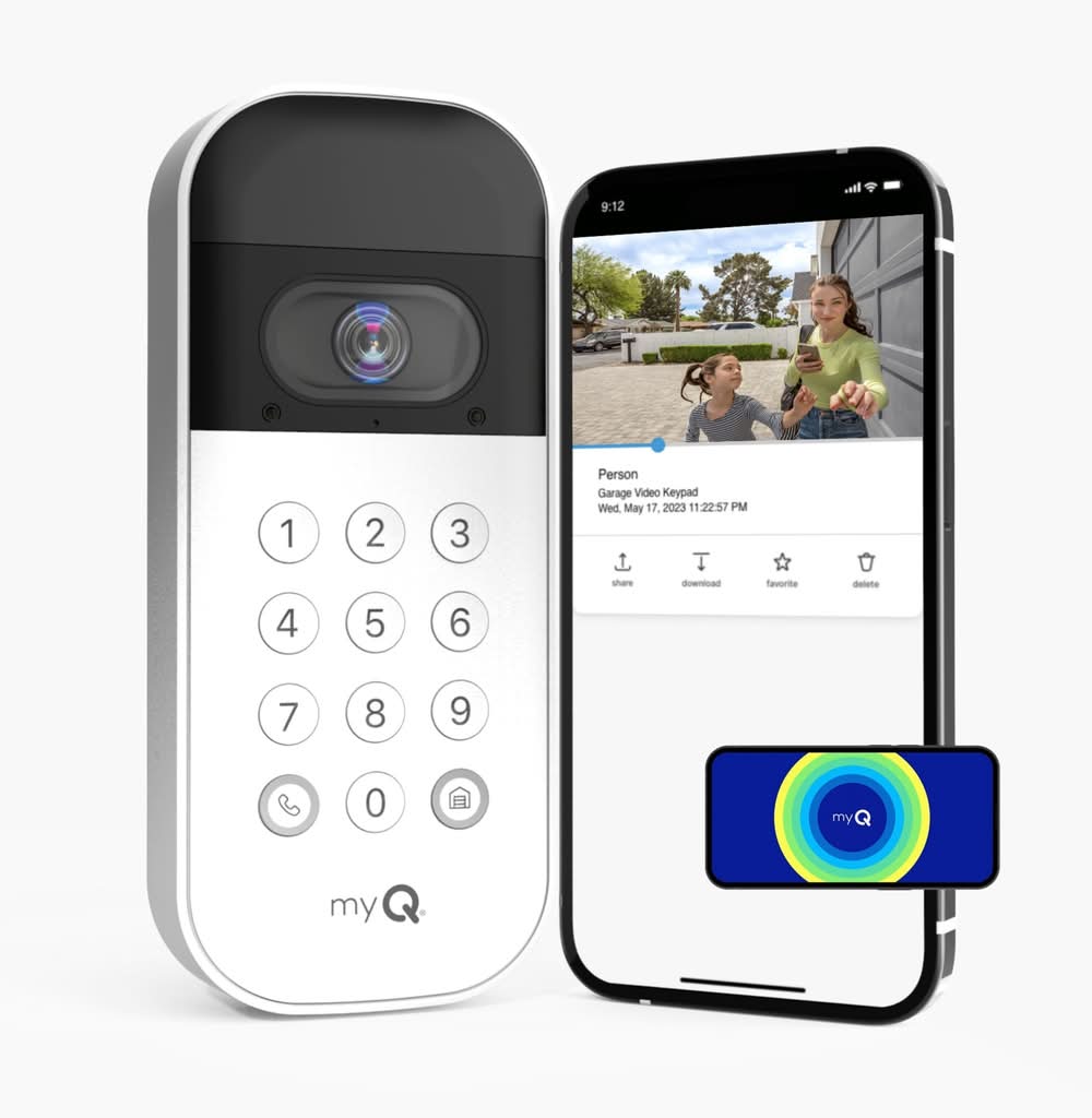 Chamberlain myQ Video Smart Wireless Garage Door Opener Keypad