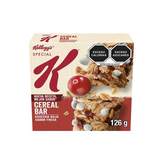 Special k barras de cereal cosecha roja (6 un) (fresa)