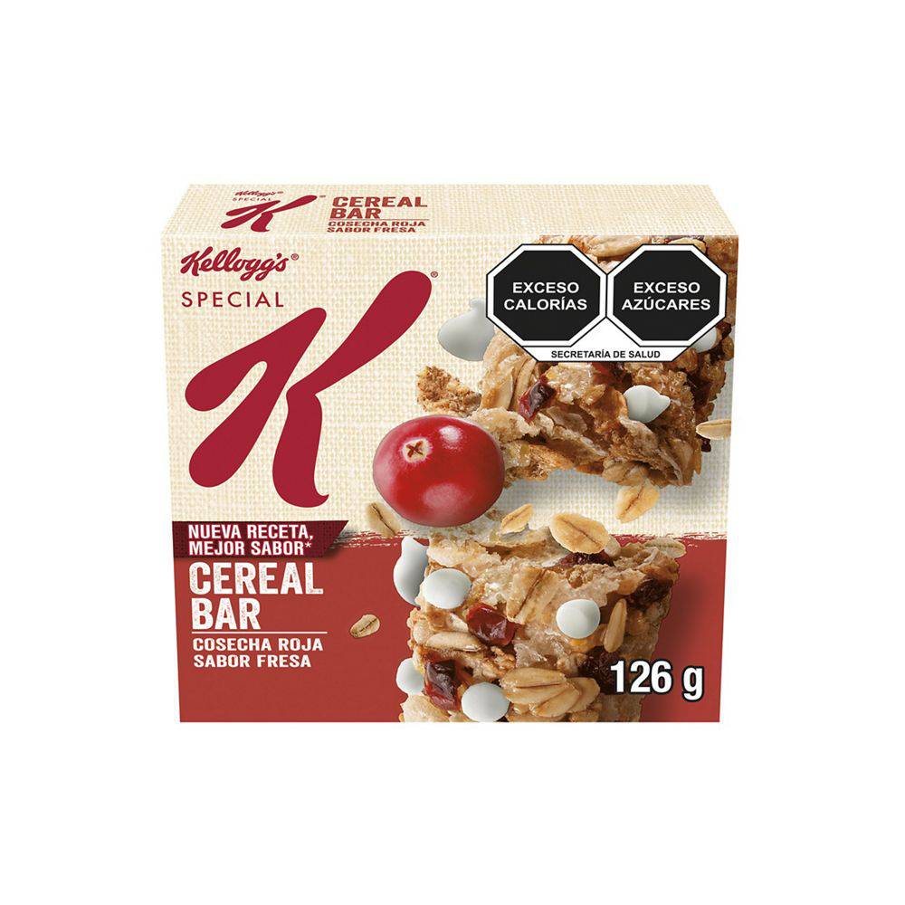 Special k barras de cereal cosecha roja (6 pack, 21 g) (fresa)