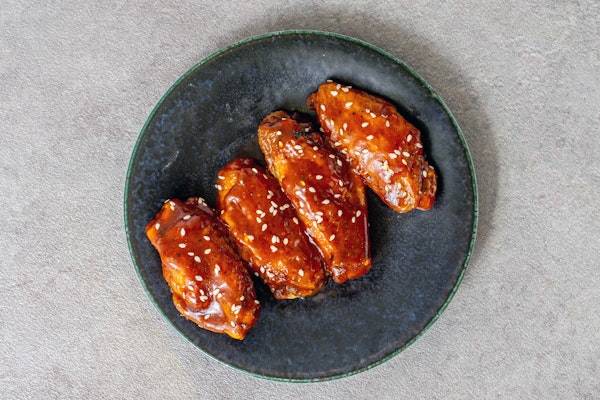 4 x Smoked BBQ Wings