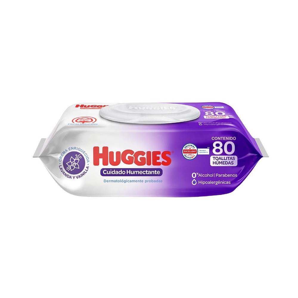 Huggies toallitas húmedas cuidado relajante lavanda (80 un)