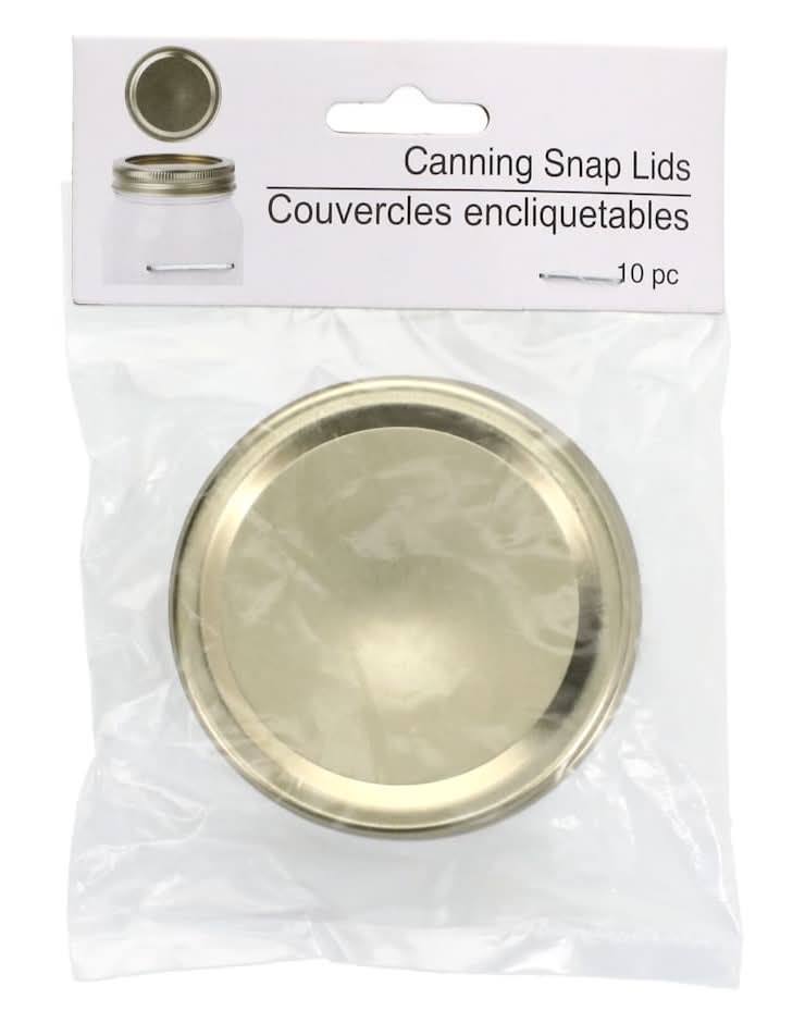 Canning Snap Lids, Gold (10 ct)