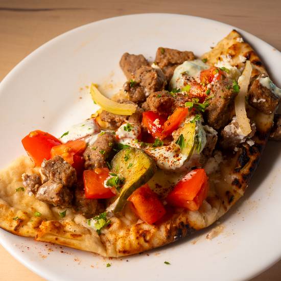Roasted Lamb Flat-Bread