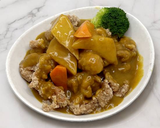 Curry Chicken w/rice（咖喱雞飯）