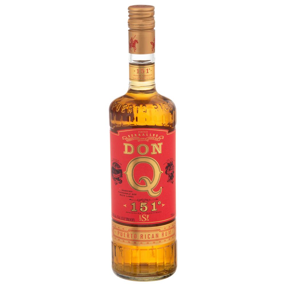 Don Q Puerto Rican 151 Rum (750 ml)