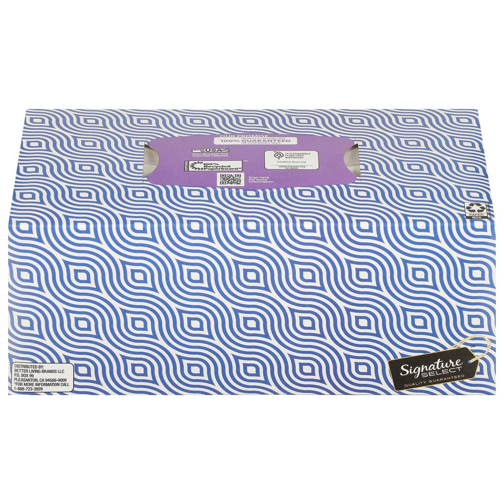 Signature Select Softly 3 Ply Premium Quality Soft & Strong Facial Tissue