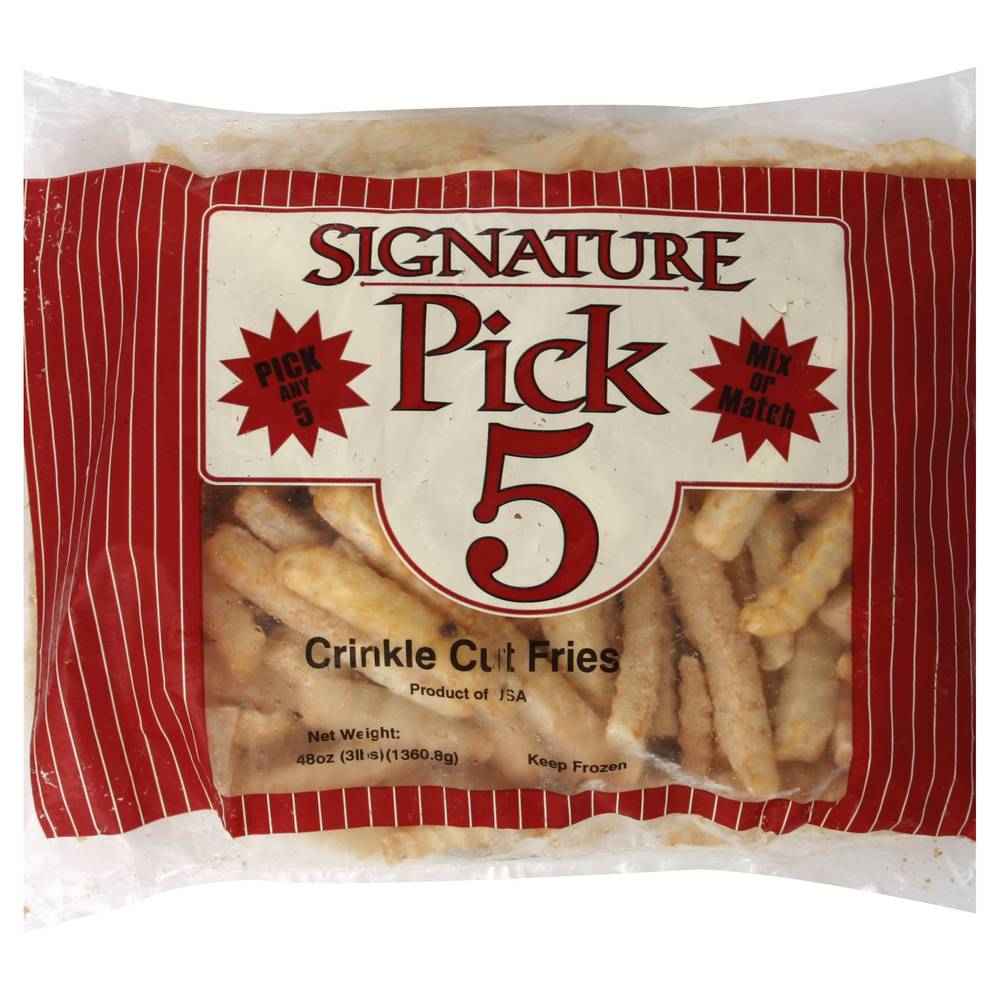 Signature Pick 5 Crinkle Cut Fries