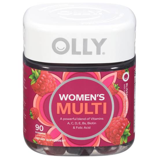 Olly Blissful Berry the Perfect Women's Multi Gummies (90 ct)