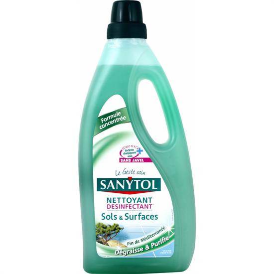 Nettoyant ménager sols & surfaces SANYTOL - la bouteille de 1 l