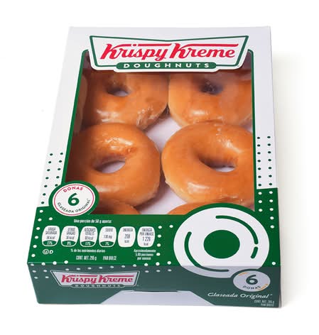 Krispy Kreme · Donas glaseadas (6 un)