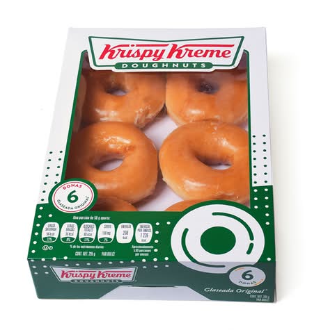 Krispy Kreme · Donas glaseadas (6 un)