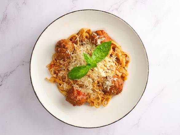 Frankies Classic Meatballs Pasta