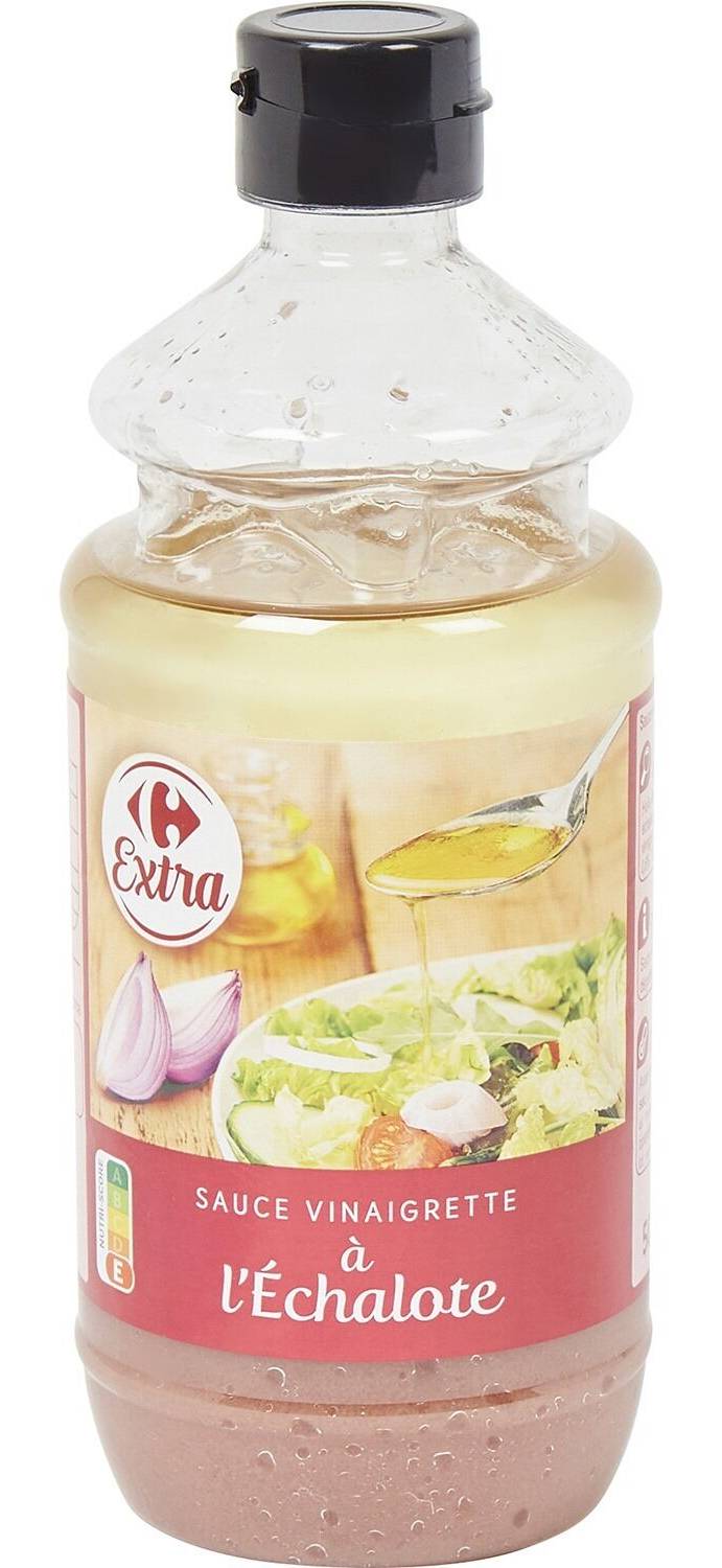 Carrefour Extra - Sauce vinaigrette à l’échalote (500ml)