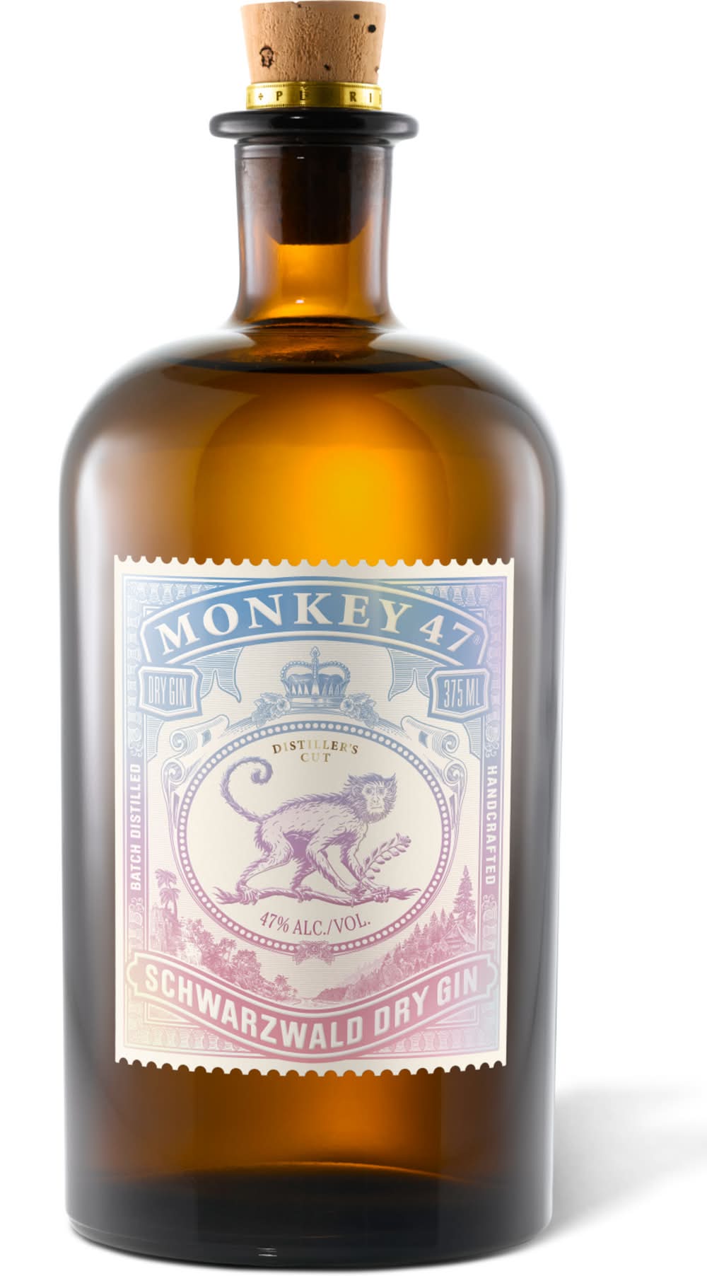 Black Forest Monkey 47 Distillers Cut Schwarzwald Dry Gin (375 ml)