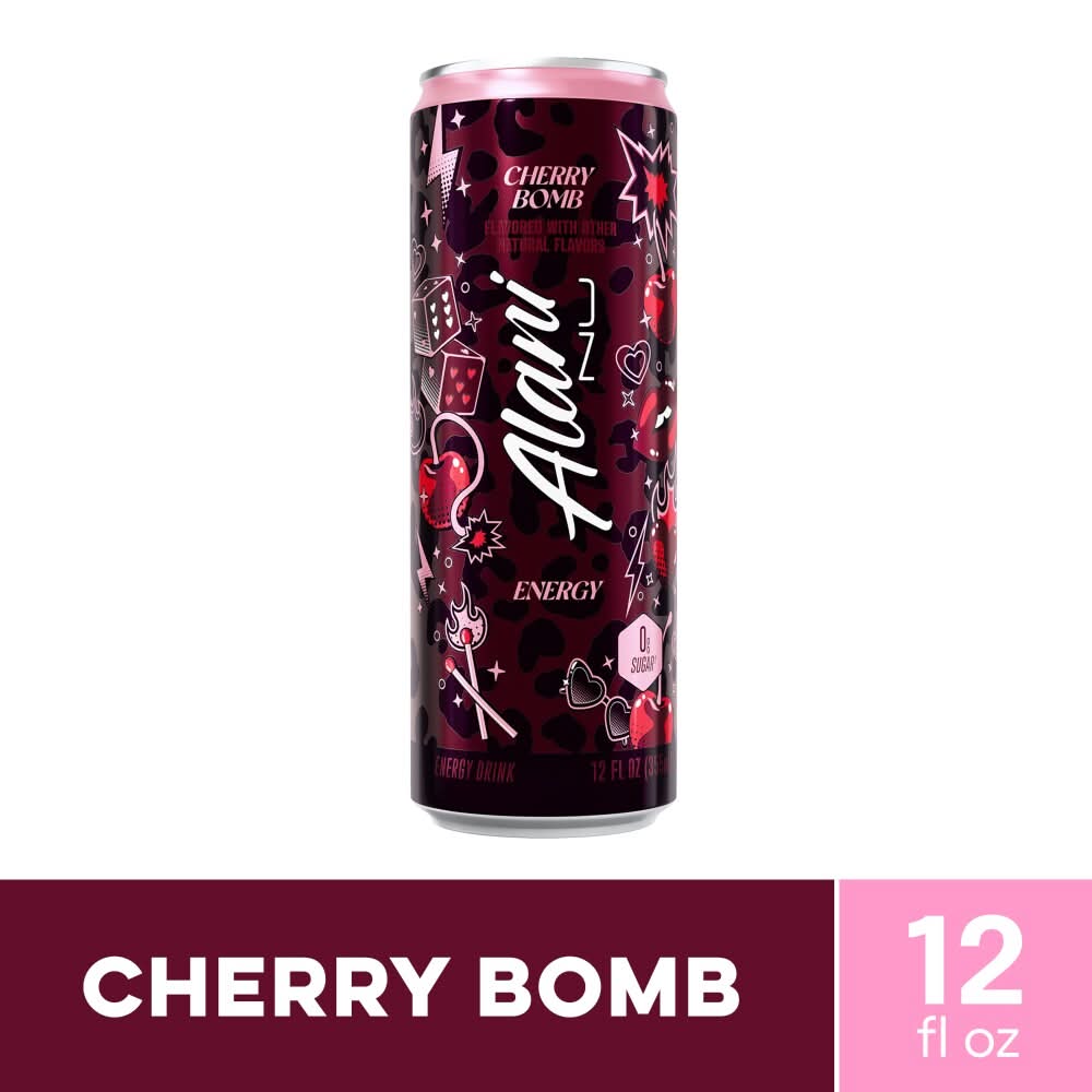 Alani Nu Cherry Bomb Energy Drink Can