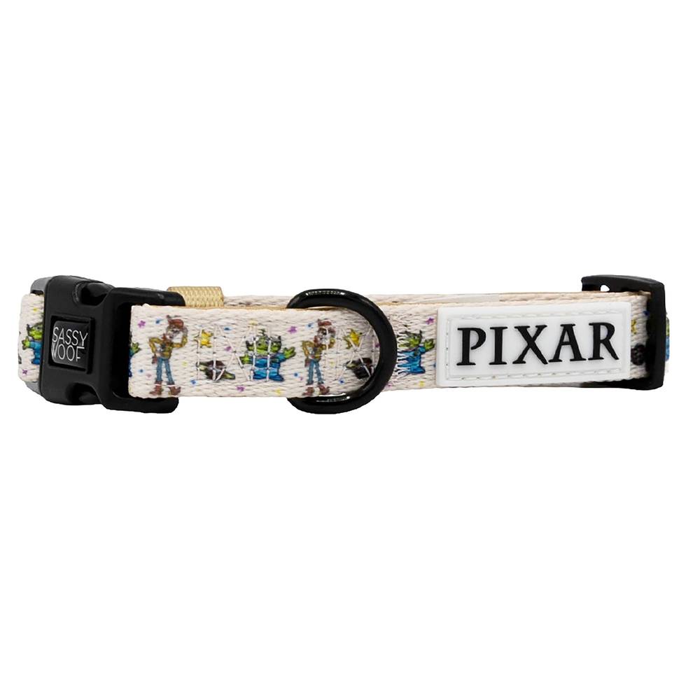 Sassy Woof Where Dogs Are Family Toy Story Adjustable Dog Collar (Size: Large)